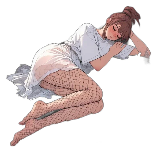dress, creature, staff, umbrella transparent PNG cut-out