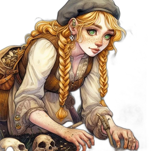 staff, fantasy art, concept art, comic book art transparent PNG cut-out