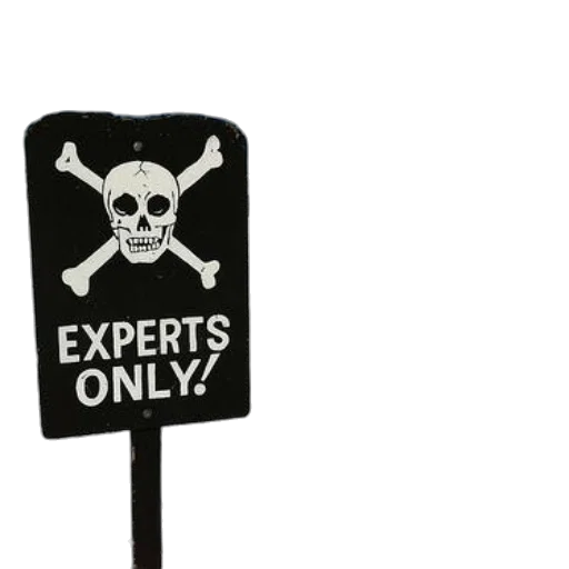 skier, stands, next, sign transparent PNG cut-out