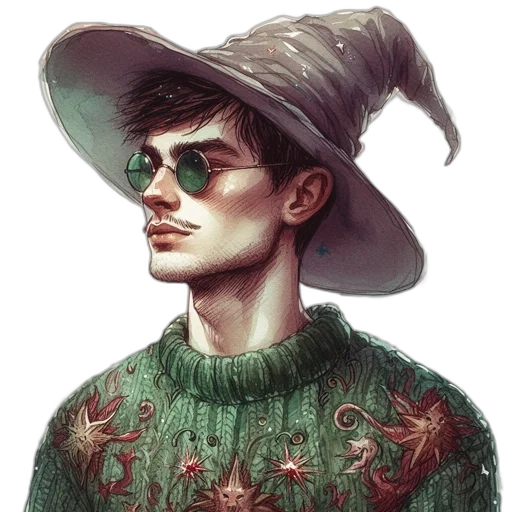 hat, jacket, face, crown transparent PNG cut-out