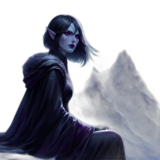 fantasy art, concept art, comic book art, watercolor transparent PNG cut-out