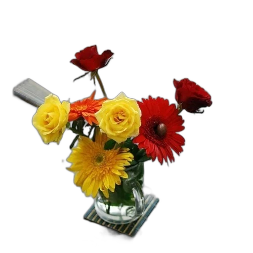 flower, jewelry, 3d render, photorealistic transparent PNG cut-out