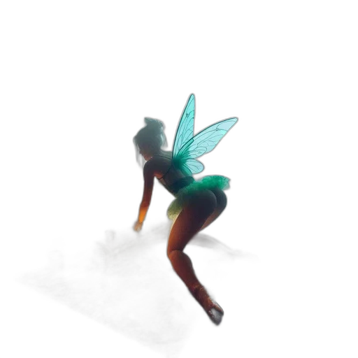 creature, robot, staff, flower transparent PNG cut-out