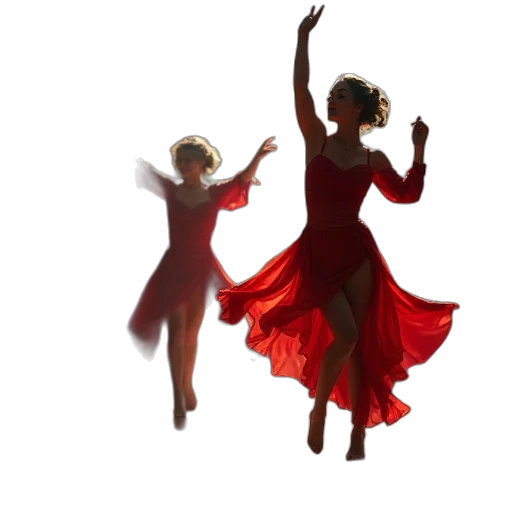 dress, red, big, hit transparent PNG cut-out