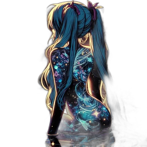 dress, anime, fantasy art, concept art transparent PNG cut-out