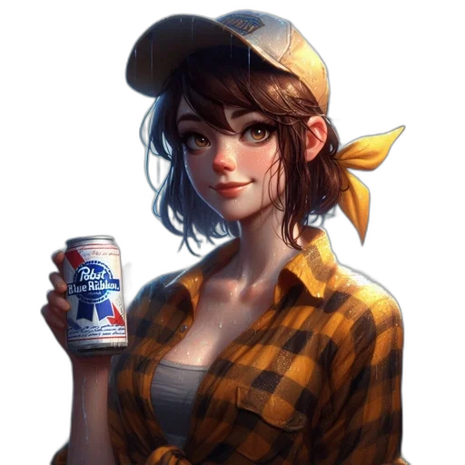 hat, bottle, robot, face transparent PNG cut-out