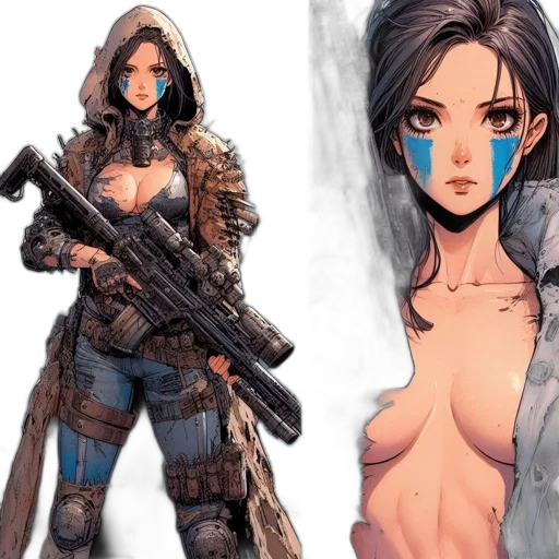 weapon, concept art, comic book art, fantasy art transparent PNG cut-out