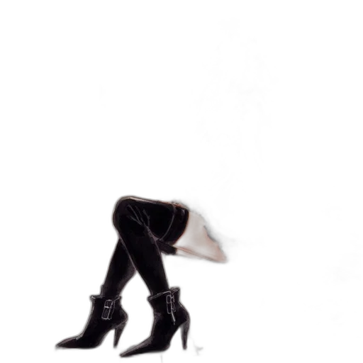 shoes, mask, creature, dress transparent PNG cut-out