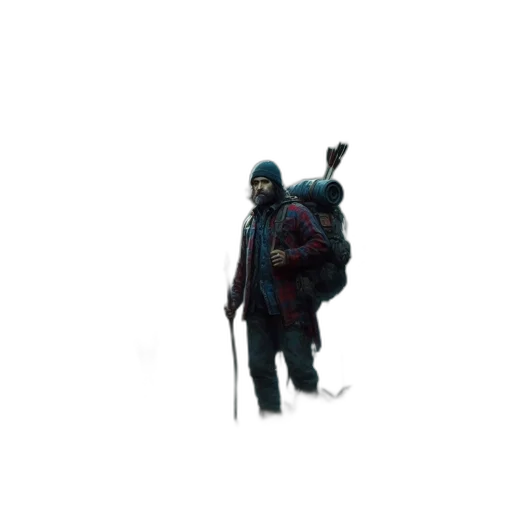 weapon, jacket, staff, umbrella transparent PNG cut-out
