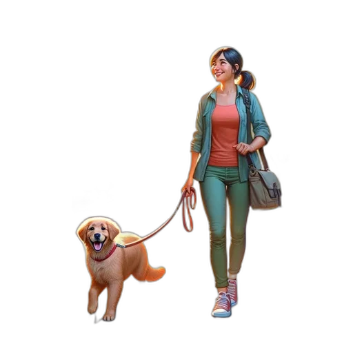 staff, animal, concept art, 3d render transparent PNG cut-out