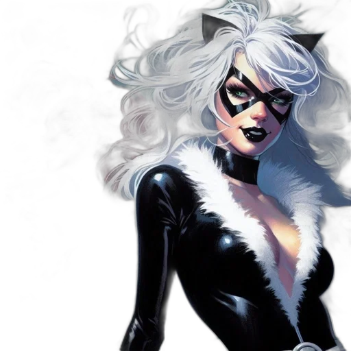 comic book art, concept art, two, female transparent PNG cut-out