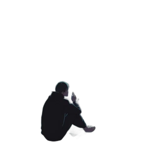 creature, jacket, staff, face transparent PNG cut-out