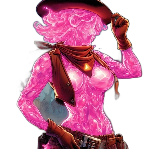 jacket, hat, staff, dress transparent PNG cut-out