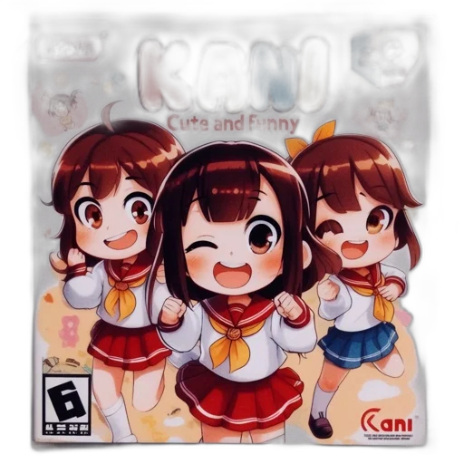 anime, pixel art, concept art, 3d render transparent PNG cut-out