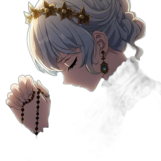 crown, jewelry, staff, dress transparent PNG cut-out