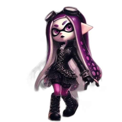 dress, creature, mask, concept art transparent PNG cut-out