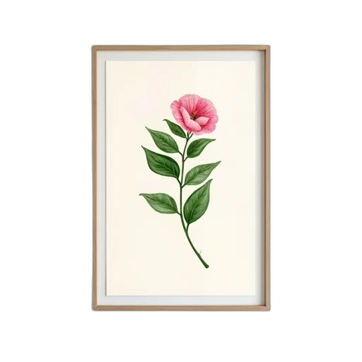 flower, photorealistic, watercolor, oil painting transparent PNG cut-out