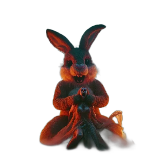 animal, mask, creature, staff transparent PNG cut-out