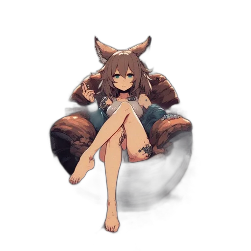 creature, animal, mask, furniture transparent PNG cut-out