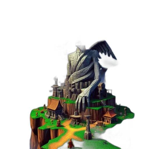dragon, creature, robot, crown transparent PNG cut-out