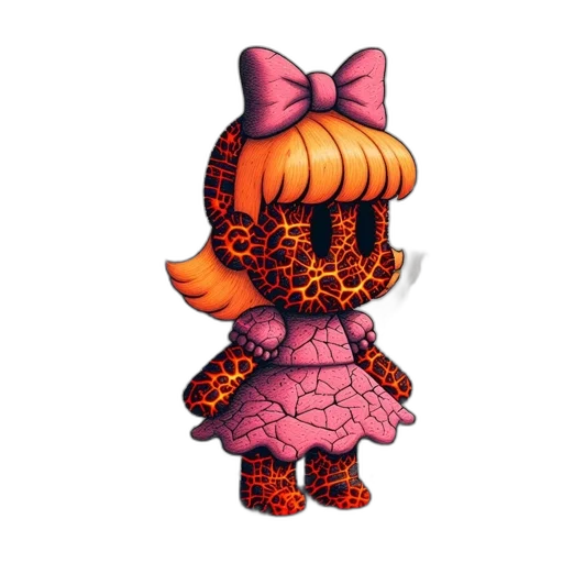 dress, creature, pixel art, concept art transparent PNG cut-out