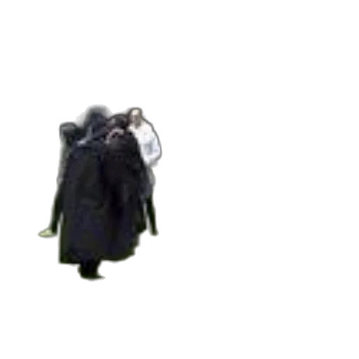 jacket, staff, umbrella, robot transparent PNG cut-out