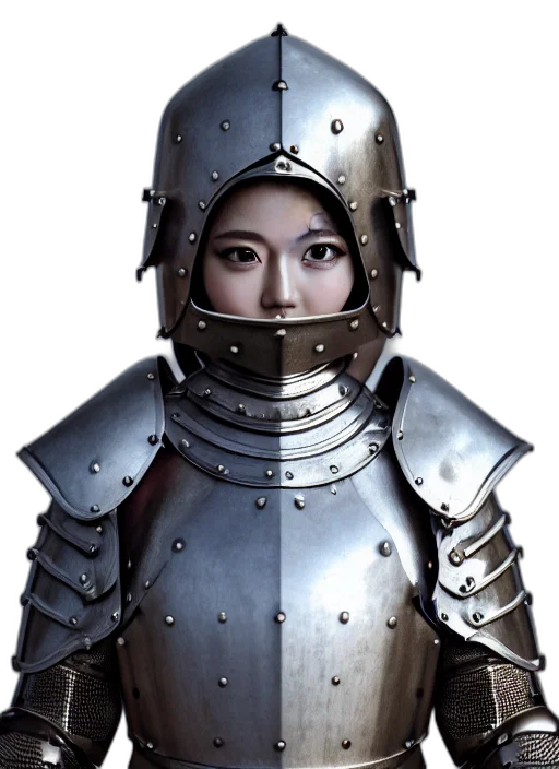 robot, face, mask, sword transparent PNG cut-out