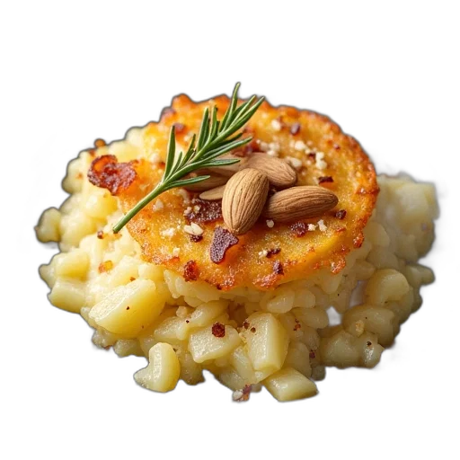 food, potato, garlic, gratinne transparent PNG cut-out