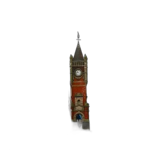 building, staff, 3d render, photorealistic transparent PNG cut-out