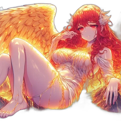 dragon, creature, dress, fantasy art transparent PNG cut-out