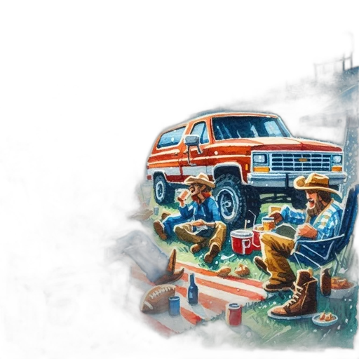 car, concept art, comic book art, watercolor transparent PNG cut-out