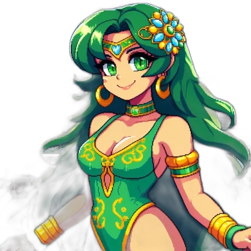 dress, fantasy art, pixel art, concept art transparent PNG cut-out