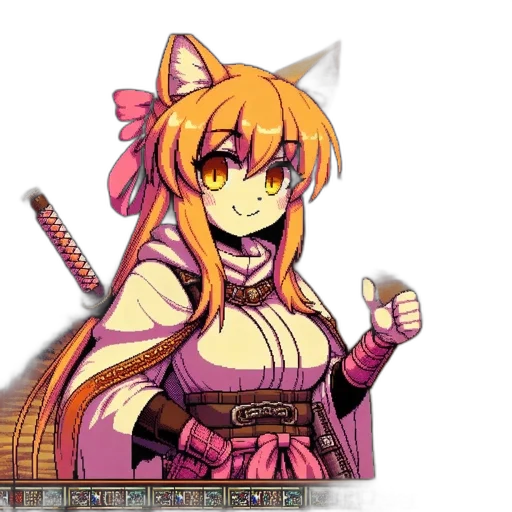 staff, weapon, sword, pixel art transparent PNG cut-out
