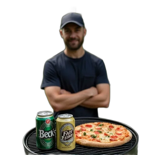 food, jacket, 3d render, man transparent PNG cut-out