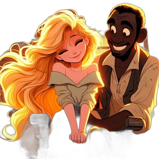 hair, staff, cartoon, concept art transparent PNG cut-out