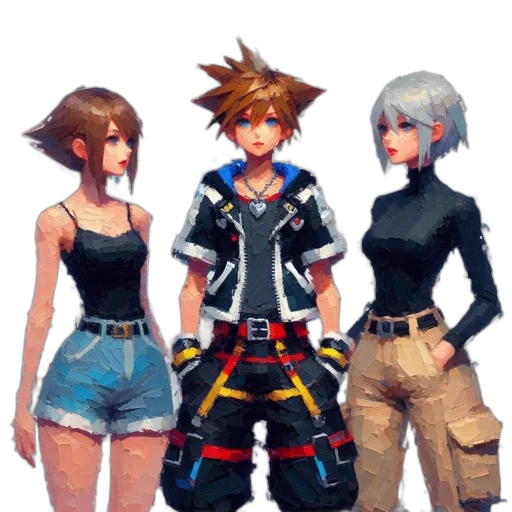 jacket, weapon, staff, concept art transparent PNG cut-out
