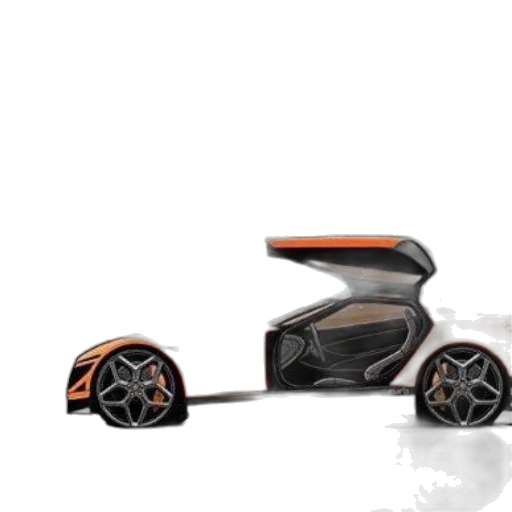 car, robot, 3d render, concept art transparent PNG cut-out