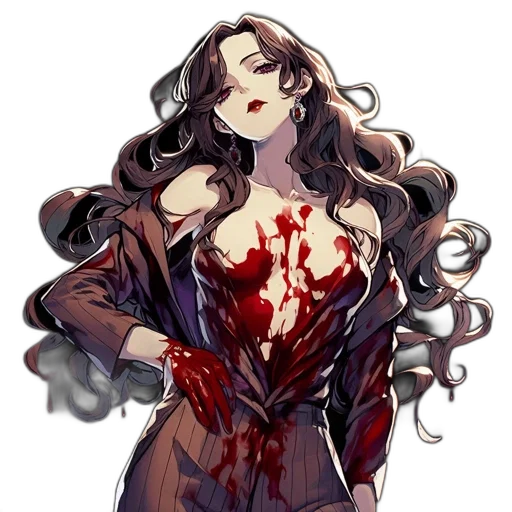 dress, pixel art, concept art, comic book art transparent PNG cut-out