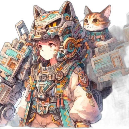 weapon, robot, animal, staff transparent PNG cut-out