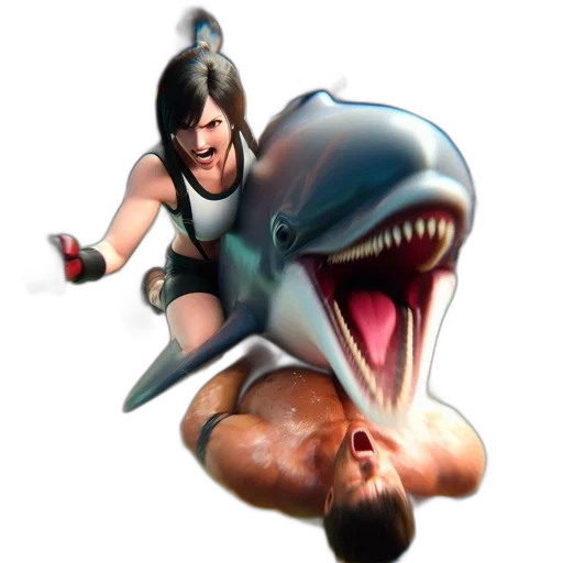 creature, animal, 3d render, concept art transparent PNG cut-out
