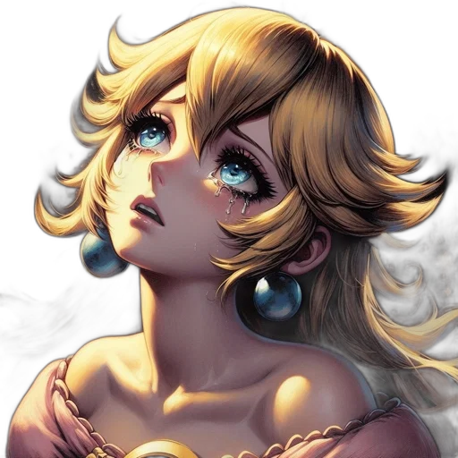 face, crown, dress, concept art transparent PNG cut-out