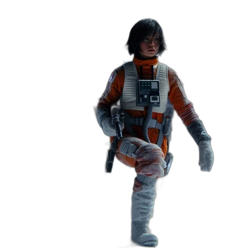 jacket, robot, creature, 3d render transparent PNG cut-out