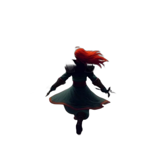 dress, staff, sword, weapon transparent PNG cut-out