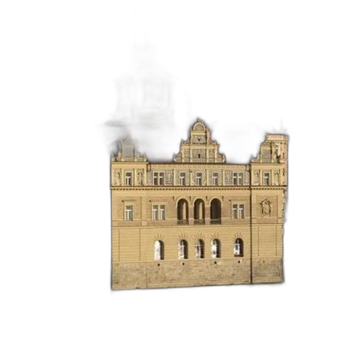 building, crown, umbrella, staff transparent PNG cut-out