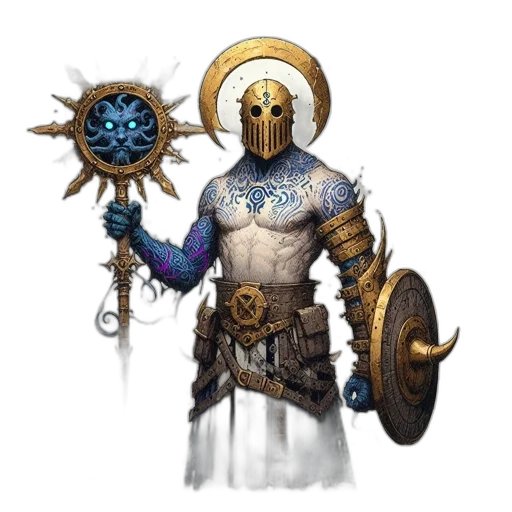 staff, sword, weapon, fantasy art transparent PNG cut-out