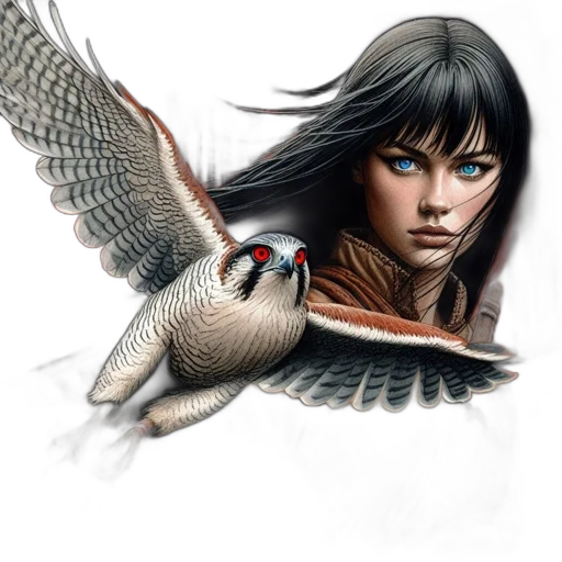 fantasy art, concept art, photorealistic, comic book art transparent PNG cut-out
