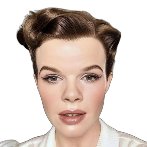 face, hair, staff, crown transparent PNG cut-out