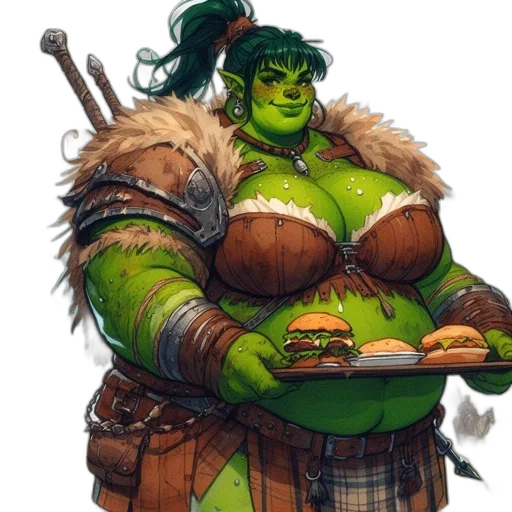 food, concept art, fantasy art, comic book art transparent PNG cut-out