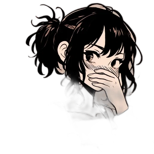 face, mask, hair, creature transparent PNG cut-out
