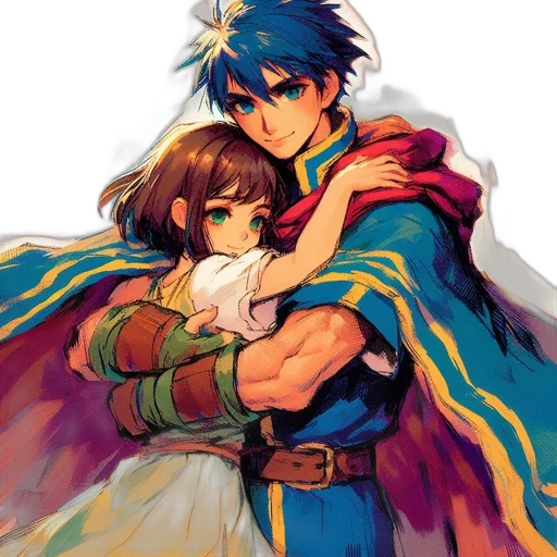 sword, watercolor, fantasy art, anime transparent PNG cut-out